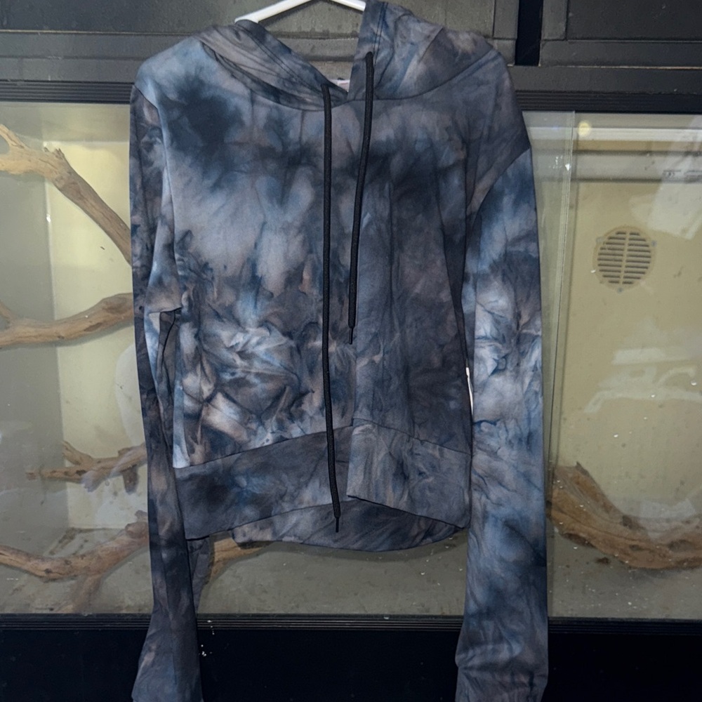 Tie-Dye Hooded Women's Top